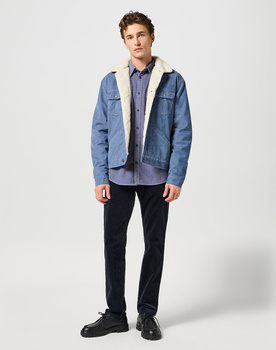 WRANGLER MĘSKA KURTKA JENSOWA 124MJ SHERPA GRISAILLE 112357214 W4MS017443