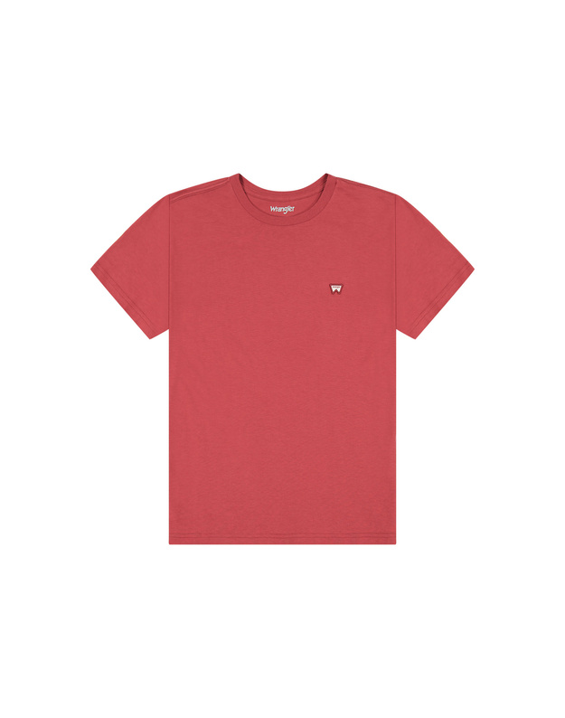 DAMSKA KOSZULKA WRANGLER SIGN OFF TEE EARTH RED 112370739