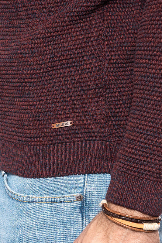 SWETER MĘSKI MUSTANG EMIL C HENLEY 1011093 3232