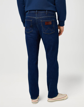 MESKIE SPODNIE WRANGLER LARSTON DARK WASH 112373151