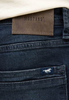 Męskie Spodnie Jeansowe Mustang Style Michigan Straight Denim Blue 1016338 5000 883
