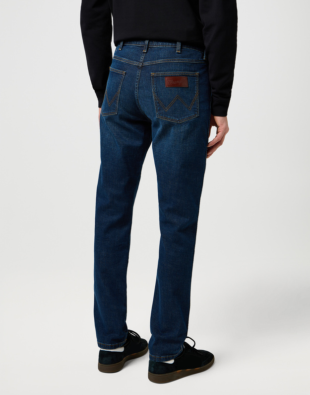 MESKIE SPODNIE JEANSOWE WRANGLER LARSTON OBSIDIAN 112371372