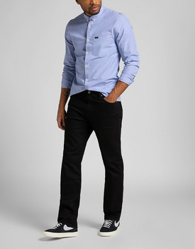 KOSZULA MATERIAŁOWA MĘSKA LEE SLIM BUTTON DOWN WASHED BLUE L66XNFLR 112116760