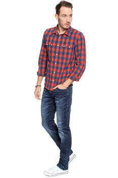 SPODNIE MĘSKIE MUSTANG Vegas DENIM BLUE 1008321 5000 885