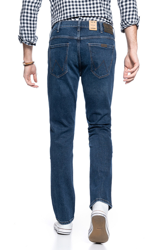 SPODNIE MĘSKIE WRANGLER REGULAR BLUE BLACK W10SHN361 112126003