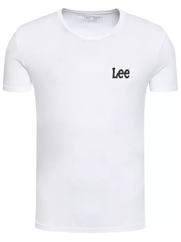 LEE TWIN PACK GRAPHIC DWUPAK MĘSKI T-SHIRT KOSZUKA LOGO BLACK WHITE L65RAIKW 112140524