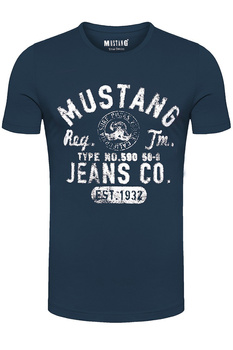 MUSTANG T SHIRT Print Tee MOOD INDIGO 1007520 5228