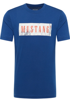Męski T-Shirt Mustang Style Austin Navy Peony 1016274 5445