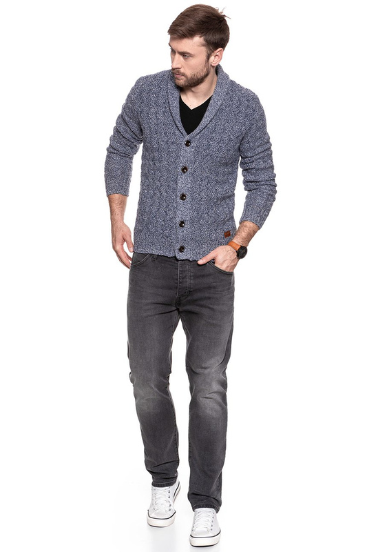 WRANGLER ZIG ZAG CARDIGAN NEW INDIGO W8575R2RQ
