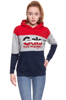 WRANGLER KABEL HOODIE NAVY W604OHY35 112130391