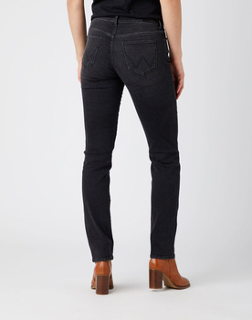 DAMSKIE SPODNIE JEANSOWE WRANGLER SLIM BLACK FLOWER W28LLBXTX 112141292