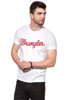 KOSZULKA WRANGLER CREW TEE WHITE W7C51FK12 112131714