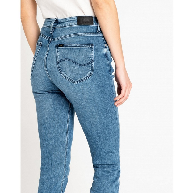 SPODNIE DAMSKIE LEE SCARLETT SKINNY HIGH WAIST MID VESTA L626LYQV 112114273