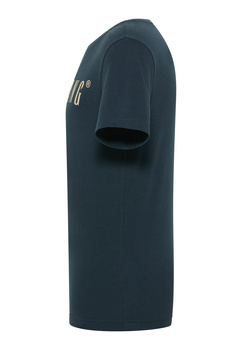 MĘSKA KOSZULKA MUSTANG T-shirt LOGO NADRUK Austin Carbon 1014695 4135