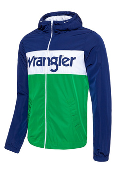 KURTKA WRANGLER WALLY WINDBREAKER BLUE DEPTHS W4707V9JY 112128992