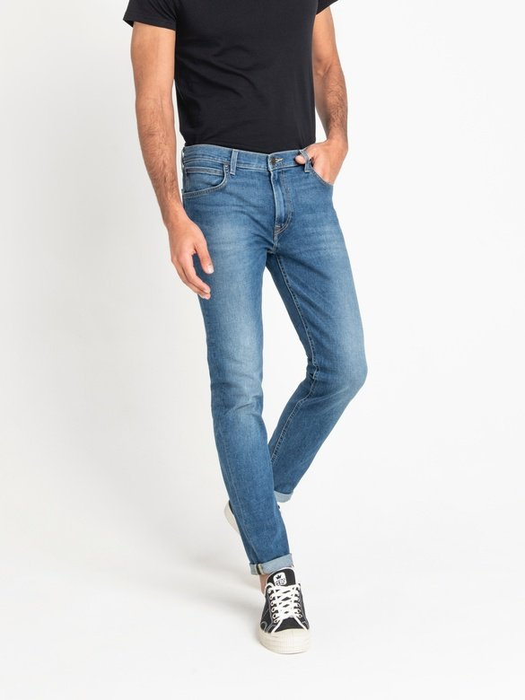 LEE ARVIN MĘSKIE SPODNIE JEANSOWE BLUE DROP L732ROEM 112119842