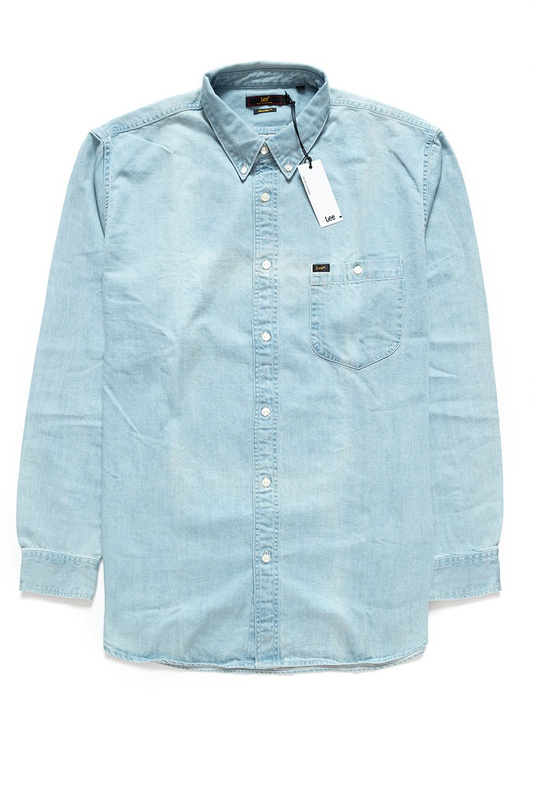 LEE RIVETED SHIRT HEATHER BLUE L66IPLLI 112116452