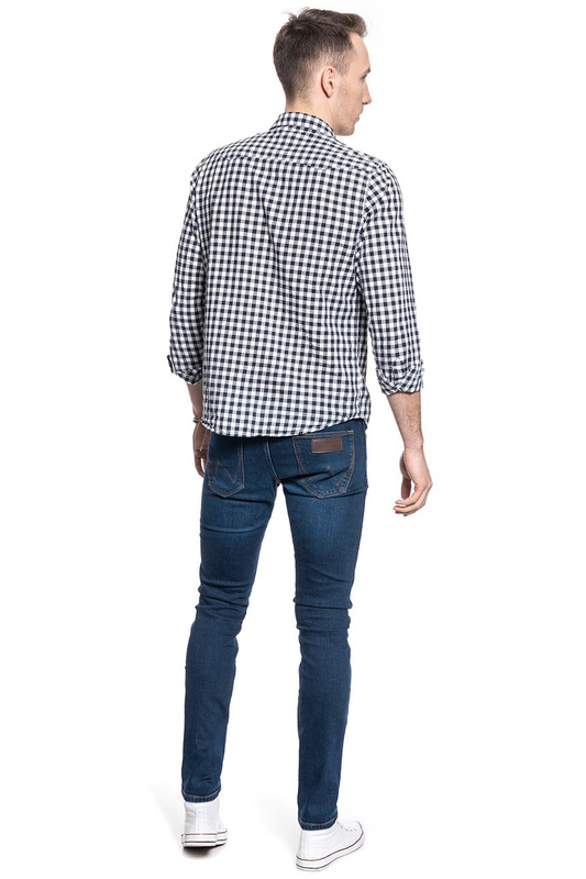 WRANGLER BRYSON MĘSKIE SPODNIE JEANSOWE STATIC BLUE W14XLQ25J 112141173