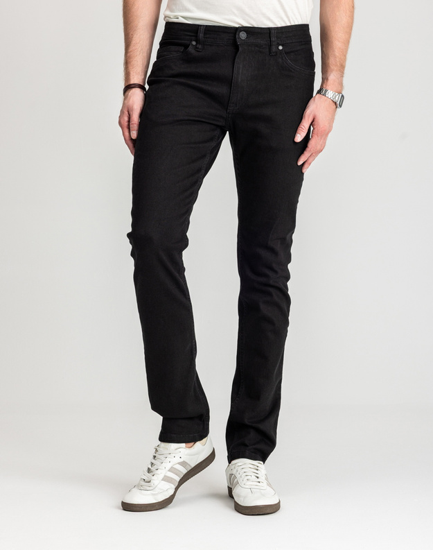 Męskie Spodnie Jeansowe Marcus Felix 2020 Jeans Black Wash 14-200186
