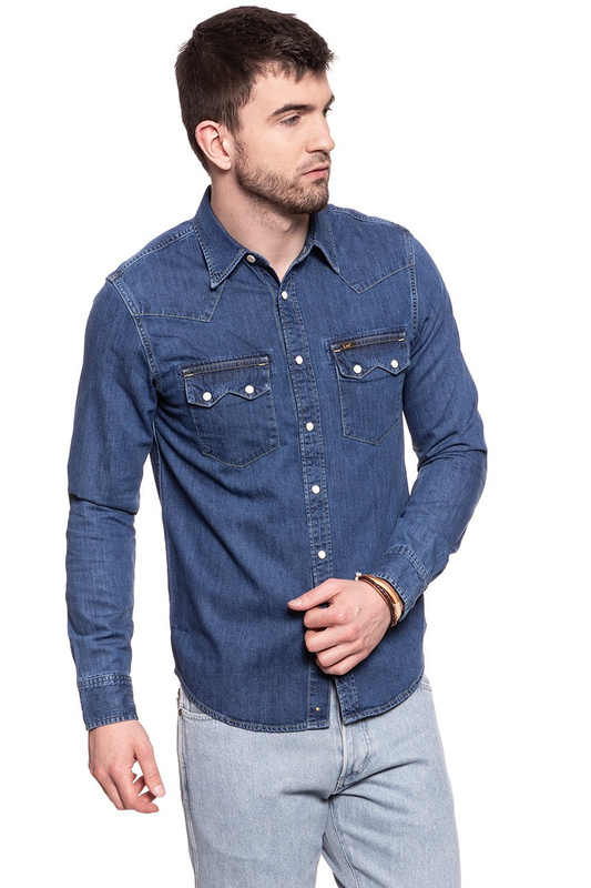 LEE RIDER SHIRT MID STONE L851AFBR