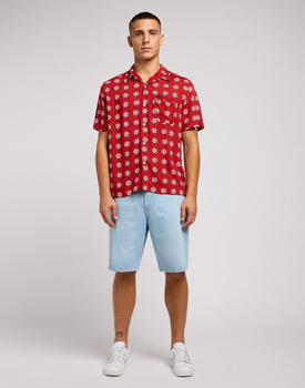 MESKIE SPODNIE LEE ASHER SHORT LIGHT STONE WASH 112349239