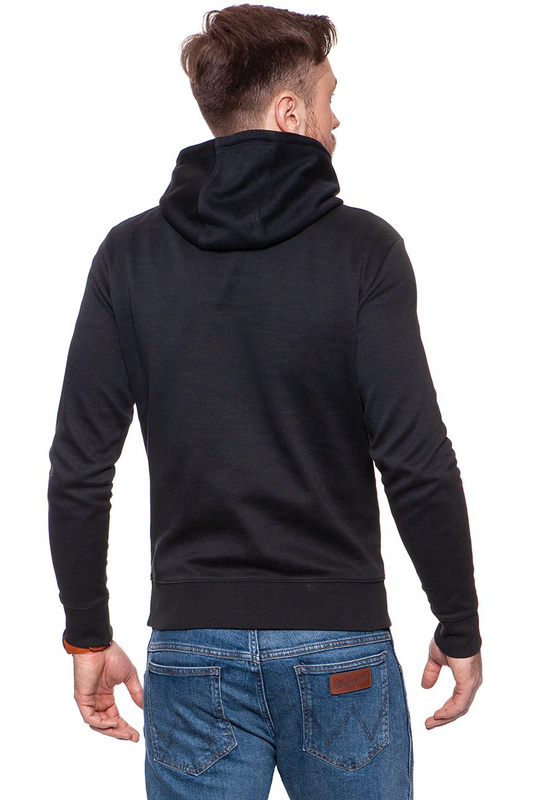 BLUZA WRANGLER MĘSKA HOODIE BLACK W6560IH01 112130572