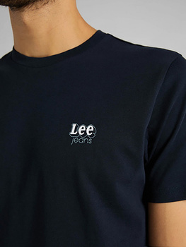 LEE SS SMALL LOGO TEE MĘSKI T-SHIRT KOSZULKA SKY CAPTAIN L62LFQHY 112114689