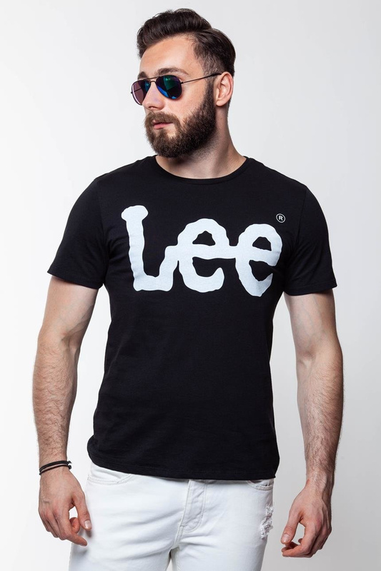 LEE T SHIRT LOGO TEE BLACK L64CAI01