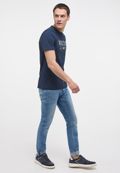 MĘSKIE SPODNIE JEANSOWE MUSTANG ATLANTA SUPER SKINNY DENIM BLUE 1014186 5000 313