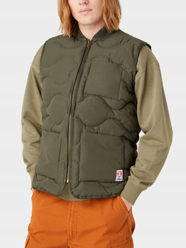 WRANGLER CASEY JONES QUILTED MĘSKA KAMIZELKA BEZRĘKAWNIK VEST GREEN MILITARE W4G2VGG40 112324208