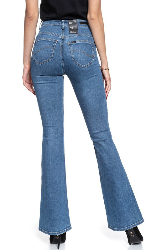 SPODNIE LEE DAMSKIE Flare JACKSON WORN L30FMXAX SAMPLE 112106432