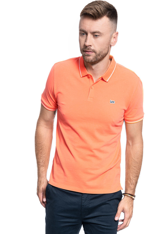 KOSZULKA POLO LEE PIQUE POLO REGULAR FIT NECTARINE L61ARLLC 112113702