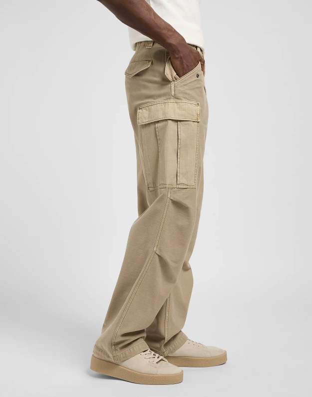 MESKIE SPODNIE LEE PARACHUTE CARGO KANSAS CITY KHAK 112370581