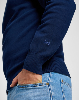 MESKI SWETER  LEE CLEAN RAGLAN SWEATER TRUE NAVY 112355671