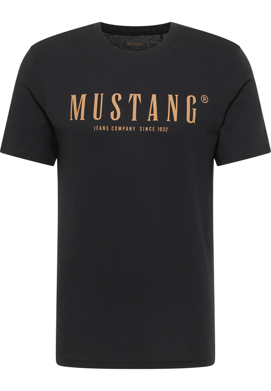 Męski T-Shirt Mustang Style Austin Jet Black 1017125 4188