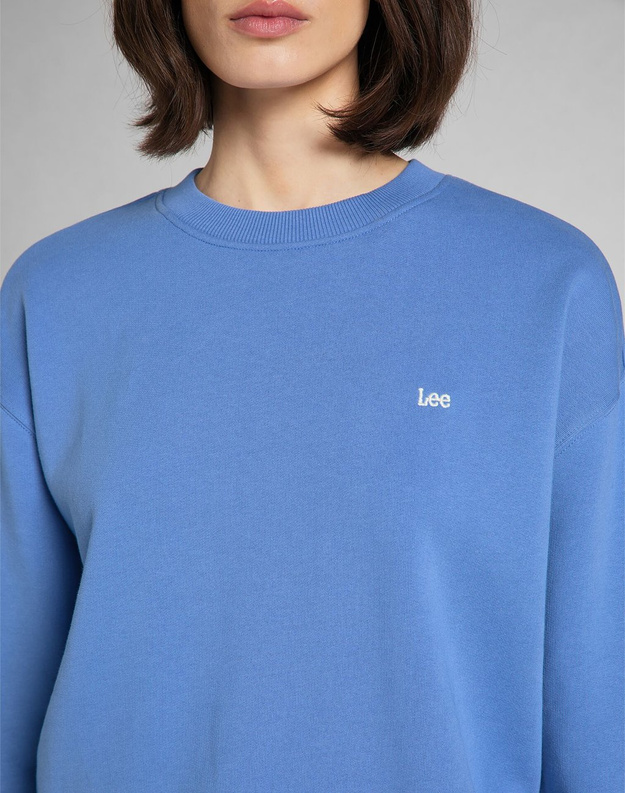 LEE CREW SWS DAMSKA BLUZA KLASYCZNA BLUE YONDER L53LRYSV 112140250