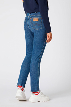 SPODNIE DAMSKIE WRANGLER RETRO SKINNY INDIGO MID W253WB81D 112128005