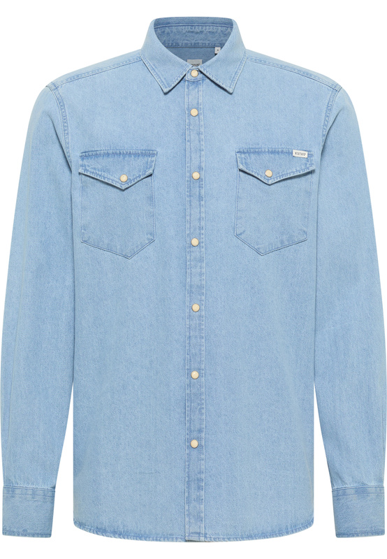 Męska Koszula Mustang Style Duver Denim Blue 1016950 5000 200