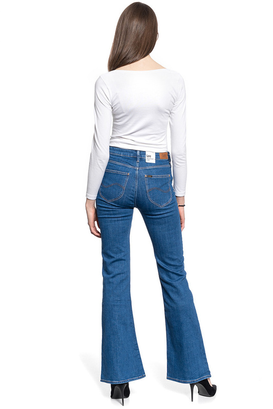 LEE FLARE DAMSKIE SPODNIE JEANSOWE L31NMANS 112107210
