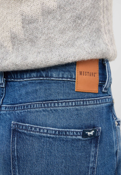 Damskie Spodnie Jeansowe Mustang Style Madison Wide Denim Blue 1016931 5000 582