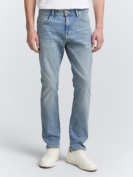 Męskie Spodnie Jeansowe Tom Tailor TTJOSH REGULAR stone wash denim 1048363 10283