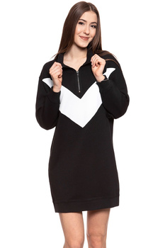 DAMSKA SUKIENKA WRANGLER SWEAT DRESS BLACK W9N3HQ100 112132439
