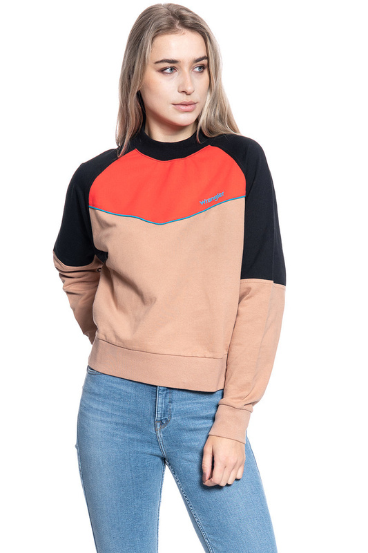 BLUZA DAMSKA WRANGLER PYRAMID PANEL RETRO 70S W6P2HPC01 112130811