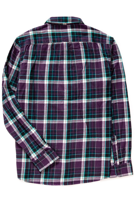 KOSZULA WRANGLER LS 1PKT BUTTON DOWN PURPLE PENNANT W5874T2WT 112129587