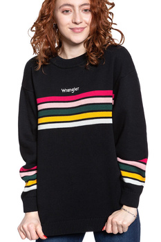 WRANGLER RAINBOW KNIT BLACK W8N4P4100 112132404