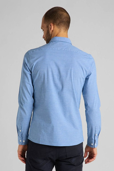 LEE SLIM BUTTON DOWN MĘSKA KOSZULA STERLING BLUE L66XRTNZ 112116820