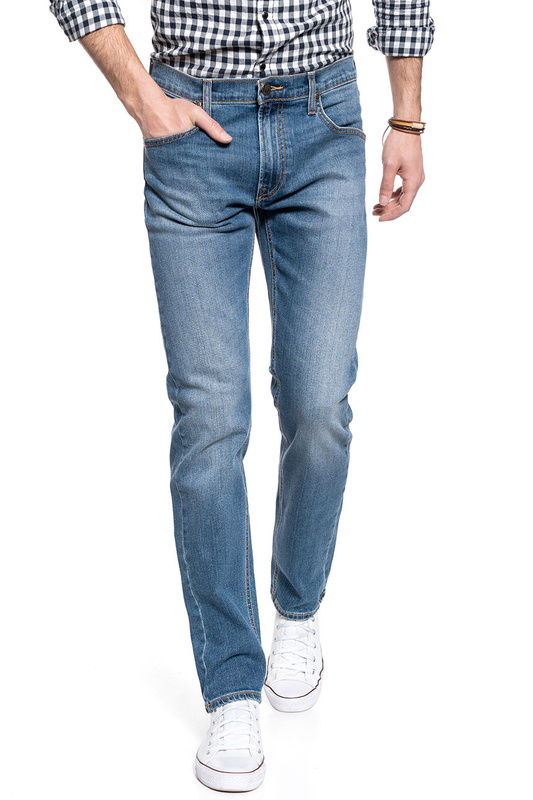 LEE DAREN ZIP FLY MĘSKIE SPODNIE JEANSOWE BROKEN BLUE L707DXSX 112118100