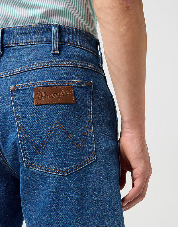 WRANGLER FRONTIER SHORT MĘSKIE SZORTY KRÓTKIE SPODENKI JEANSOWE ROCK BED 112350819 W16W017982
