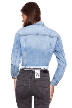DAMSKA KURTKA JEANSOWA WRANGLER RETRO CROP JACKET FIJI W417GF127 112128791