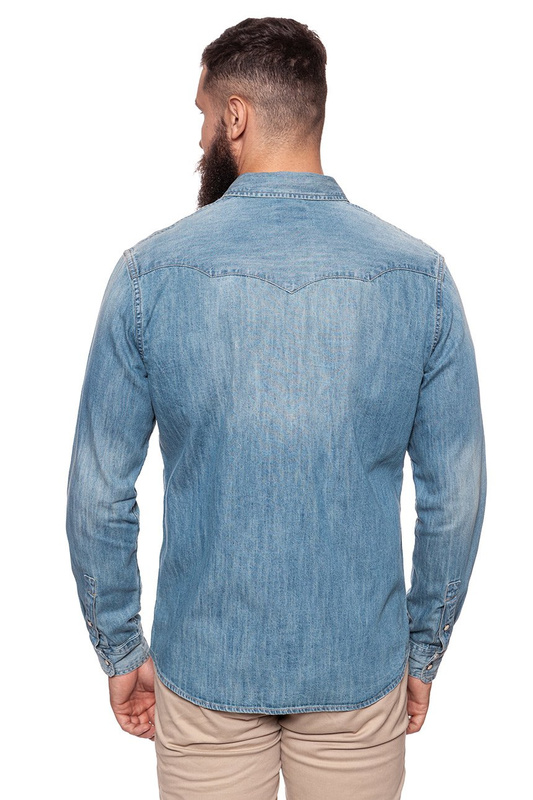 WRANGLER L/S WESTERN SHIRT SUPER BLEACH W5779O65E